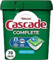 Deals List: 78-Count Cascade Complete Dishwasher Pods