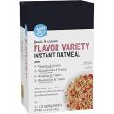 Deals List: 10CT Happy Belly Instant Oatmeal Fruit & Cream Variety Pack 1.23oz