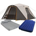 Deals List: Bushnell 6 Person Instant Cabin Tent w/ 2 Twin Airbeds & 2 3pc Sheet Sets 