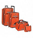 Deals List: Rockland® 3-pc. Dot Luggage Set 