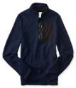 Deals List: aeropostale mens long sleeve quarter-zip marled sweater fleece shirt