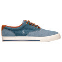 Deals List: Men's Polo Ralph Lauren Vaughn Casual Shoes, in Blue Chambray / Redwood 