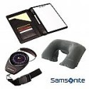 Deals List: Samsonite Deluxe Travel Kit with Portable Luggage Scale, Neck Pillow, PadFolio Organizer