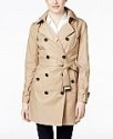 Deals List: MICHAEL Michael Kors Double-Breasted Hooded Trench Coat