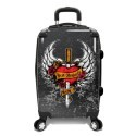 Deals List: Bret Michaels Distressed Tattoo 22-inch Expandable Carry-on Hardside Spinner Suitcase