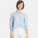 Deals List: Womens Premium Linen Long-Sleeve Shirt