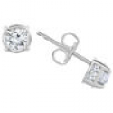 Deals List: 1/10 CT. T.W. Double Halo Diamond Stud Earrings