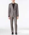Deals List: Calvin Klein Mens Extra-Slim Fit Black/White Birdseye Suit