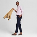 Deals List: Goodfellow & Co Men's Standard Fit Whittier Oxford Button-Down Shirt 100% cotton, Pink or Green or Cherry color