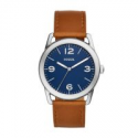 Deals List: Ledger Three-hand Brown Leather Watch