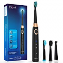 Deals List: Sonic Electric Toothbrush Rechargeable w/4 Replacement Heads
