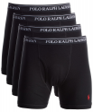 Deals List: 4-Pack of Polo Ralph Lauren Men's Knit Cotton Boxer Briefs (black or assorted)