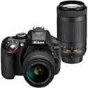 Deals List: Nikon D5300 DSLR w/AF-P DX NIKKOR 18-55mm f/3.5-5.6G VR Lens & AF-P DX NIKKOR 70-300mm f/4.5-6.3G ED Lens, Black - Refurbished by Nikon U.S.A.
