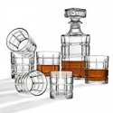 Deals List: 7-Piece Studio Silversmiths Decanter and Cocktail Glass Set 