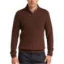 Deals List: Joseph Abboud Rust Modern Fit Button Shawl Sweater 
