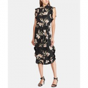 Deals List: Lauren Ralph Lauren Floral-Print Ruffled-Hem Crepe Dress