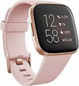 Deals List: Fitbit Versa 2 Health & Fitness Smartwatch with Heart Rate, Music, Alexa Built-in, Sleep & Swim Tracking, Petal/Copper Rose, One Size (S & L Bands Included)