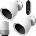 Deals List: 2-Pack Nest IQ Outdoor Security Cameras + Nest Doorbell + Google Home Smart Speaker