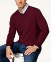 Deals List: Club Room Men's Solid V-Neck Merino Wool Blend Sweater