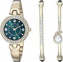 Deals List: Anne Klein Women's Swarovski Crystal Accented Watch and Bangle Set, AK/3288