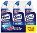 Deals List: Lysol Lysol Power Toilet Bowl Cleaner, 10x Cleaning Power, 3 Count