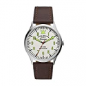 Deals List: Forrester Three-Hand Brown Leather Watch
