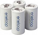 Deals List: 4-Pack Panasonic Eneloop AA to C or D Battery Adapters 