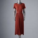 Deals List: Simply Vera Vera Wang Womens Pleated Waist Dress