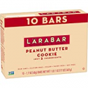 Deals List: Larabar Gluten Free Bar, Peanut Butter Cookie, 1.7 oz Bars (10 Count), Whole Food Gluten Free Bars, Dairy Free Snacks
