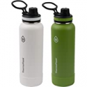 Deals List: Thermoflask Double Wall Vacuum Insulated Stainless Steel Water Bottle 2-Pack, Arctic/Grasshopper