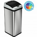 Deals List: iTouchless 13 Gal. Semi-Round Touchless Trash Can