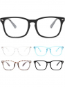 Deals List: CHEERS 5-Pack Reading Glasses Blue Light Blocking,Computer Readers for Men Women Anti Glare UV Ray Filter Eyeglasses 