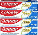Deals List: Colgate Total Whitening Toothpaste with Stannous Fluoride and Zinc, Exclusive, Whitening Mint, 4.8 Oz (Pack of 4)