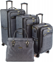 Deals List: Isaac Mizrahi 3-Piece Spinner Luggage with Matching Tote