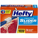 Deals List: Hefty Slider Freezer Storage Bags, Quart Size, 74 Count
