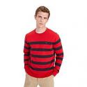 Deals List: Tommy Hilfiger Mens Cotton Striped Crewneck Sweater 