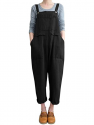 Deals List: Gihuo Women's Fashion Baggy Loose Linen Overalls Jumpsuit