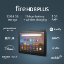 Deals List: All-new Fire HD 8 Plus tablet, HD display, 32 GB, our best 8" tablet for portable entertainment, Slate