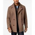 Deals List: GUESS Mens Military-Inspired Coat with Plaid Detail