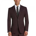 Deals List: Egara Orange Burgundy Extreme Slim Fit Suit 