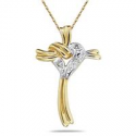 Deals List: 1/10 Carat Tw Diamond Double Heart Ring In 10k White Gold