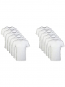Deals List: 12-Pack Gildan Men's 100% Cotton Crew T-Shirts Multipack Bundle (White) 