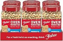 Deals List: Fisher Snack Oven Roasted Never Fried Peanuts, 24 Ounces (Pack of 6), Made With Sea Salt, Non-GMO, No Oils