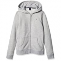 Deals List: Nautica Girls' Fleece Full-Zip Hoodie Sweatshirt 