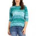Deals List: Style & Co Striped Space-Dye Sweater
