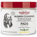 Deals List: Thayers Blemish Clearing Salicylic Acid and Witch Hazel Acne Pads, 60 count