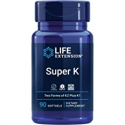 Deals List: 90-Count Life Extension Super K Vitamin K1 & Two Forms of K2 Supplements for Bone, Heart, and Arterial Health