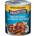 Deals List: Progresso Rich & Hearty Soup, Beef Pot Roast with Country Vegetables, 18.5 oz (Pack of 12)