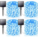 Deals List: 4-Pack TOBUSA 80' 240-LED Solar String Lights with 8 Shining Modes (Blue or Multicolor)