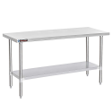 Deals List: DuraSteel 30" x 72" Food Prep Stainless Steel Table w/ Under Shelf